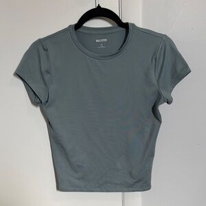 Hollister Women's Slate Short Sleeve Tee